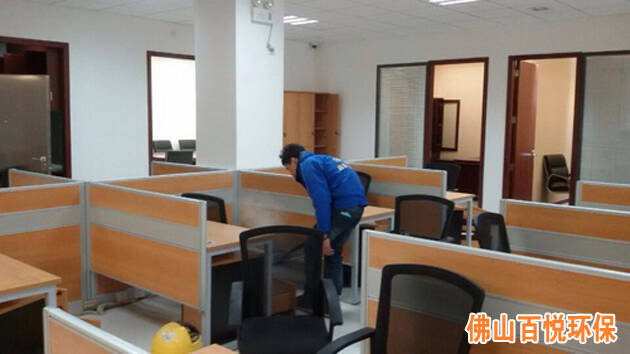 華夏銀行佛山分行辦公室除甲醛，空氣凈化項目
